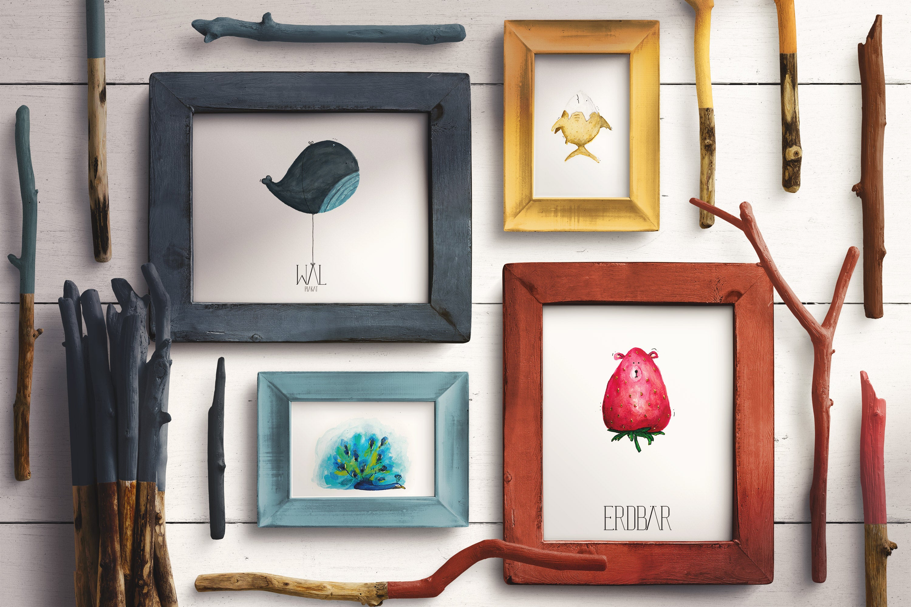 liebevoll illustrierter Jahreskalender 2026